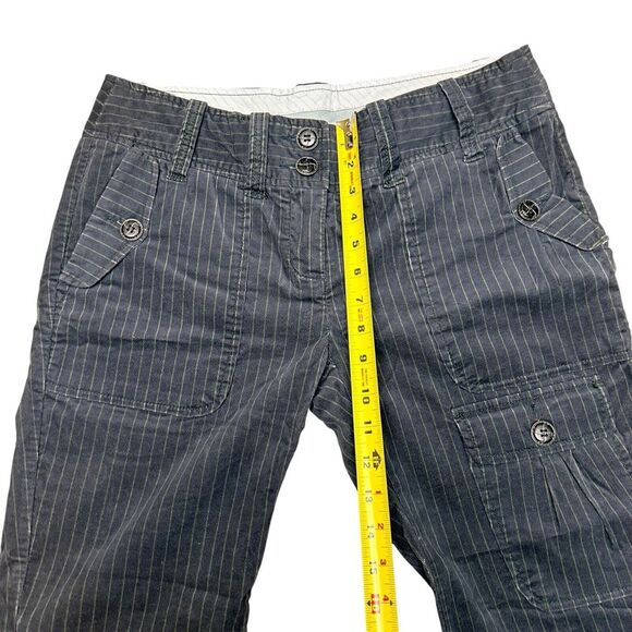 Three Dots Velvet Pull On Pants Charcoal Gray Size 10 Lagenlook Casual - Picture 10 of 13